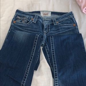 vintage collection big star boot cut jeans